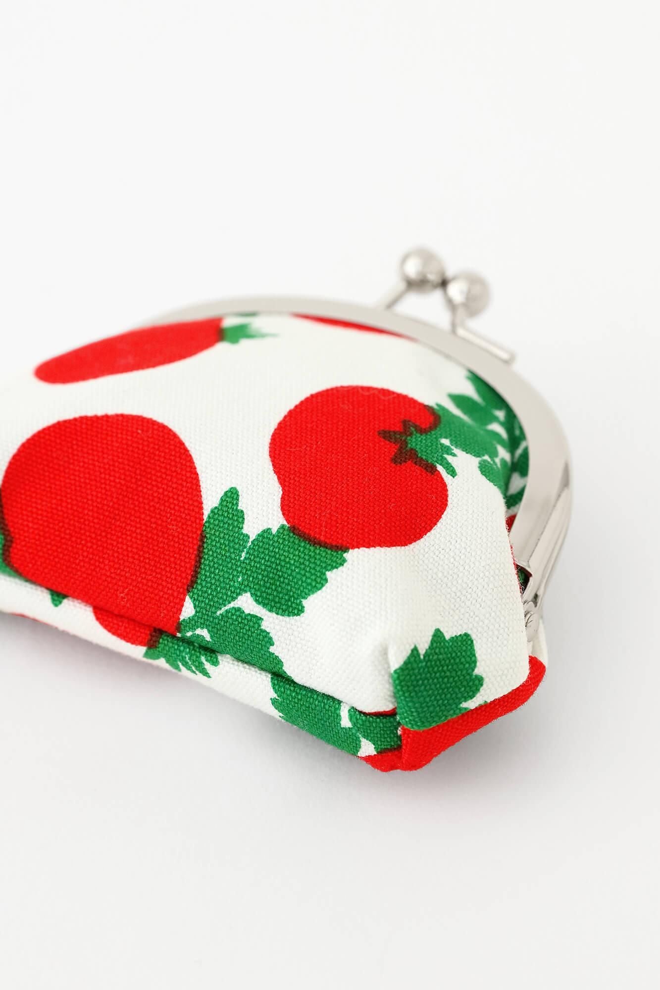 12號軟帆布 口金包（小）/番茄