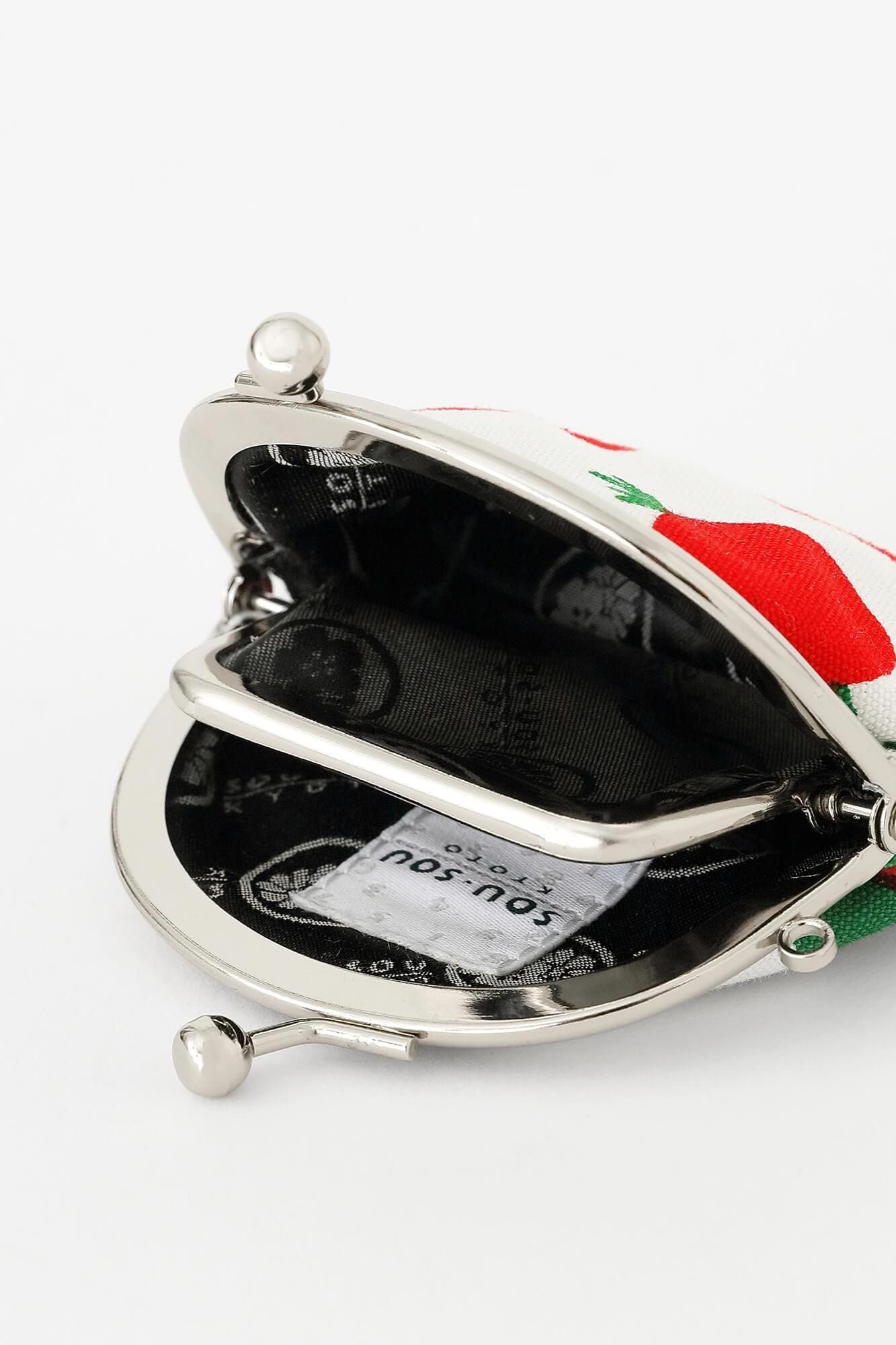 12號軟帆布 口金包（小）/番茄