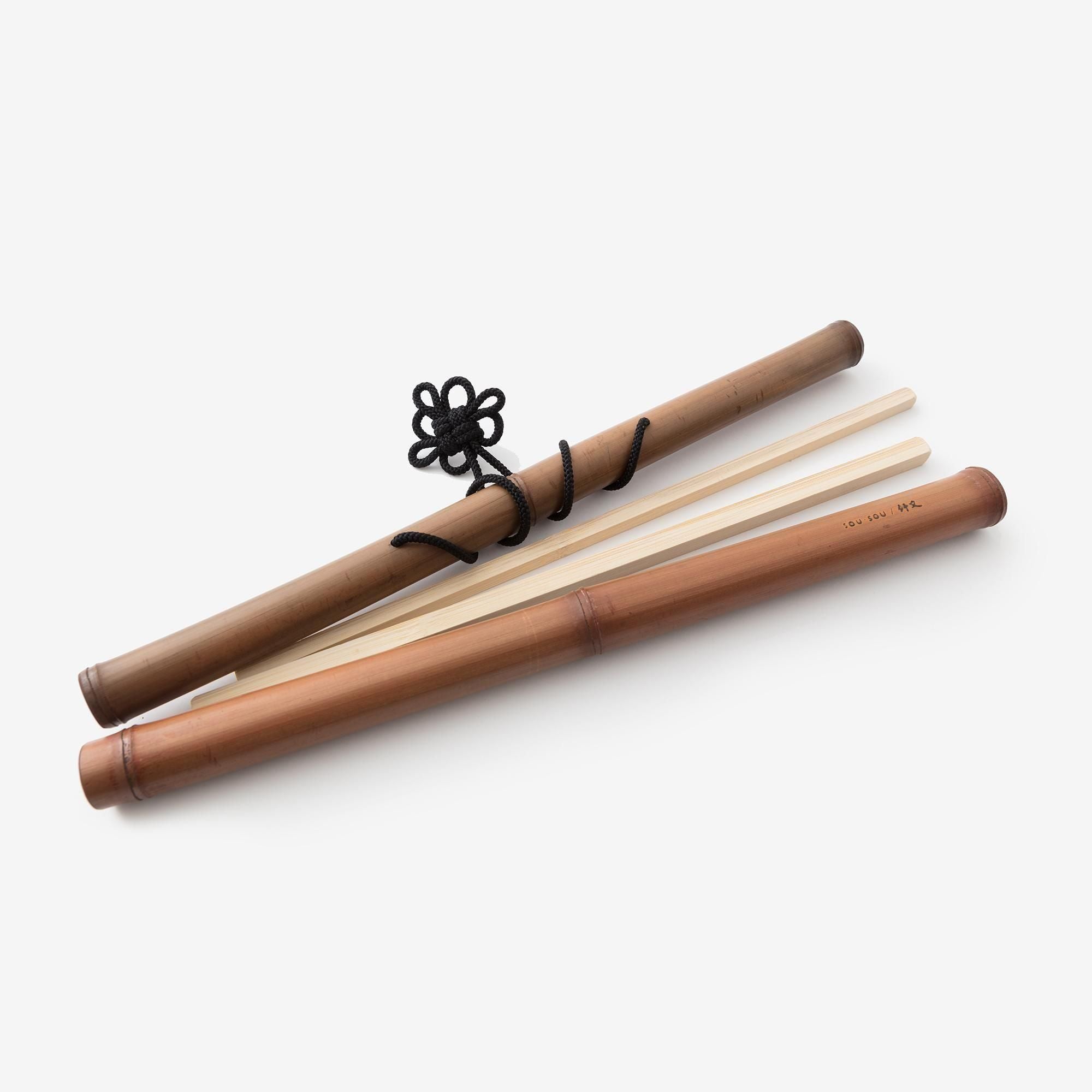 SOU・SOU×Takemata Kakemono 염색된 대나무/밤나무 껍질 색상