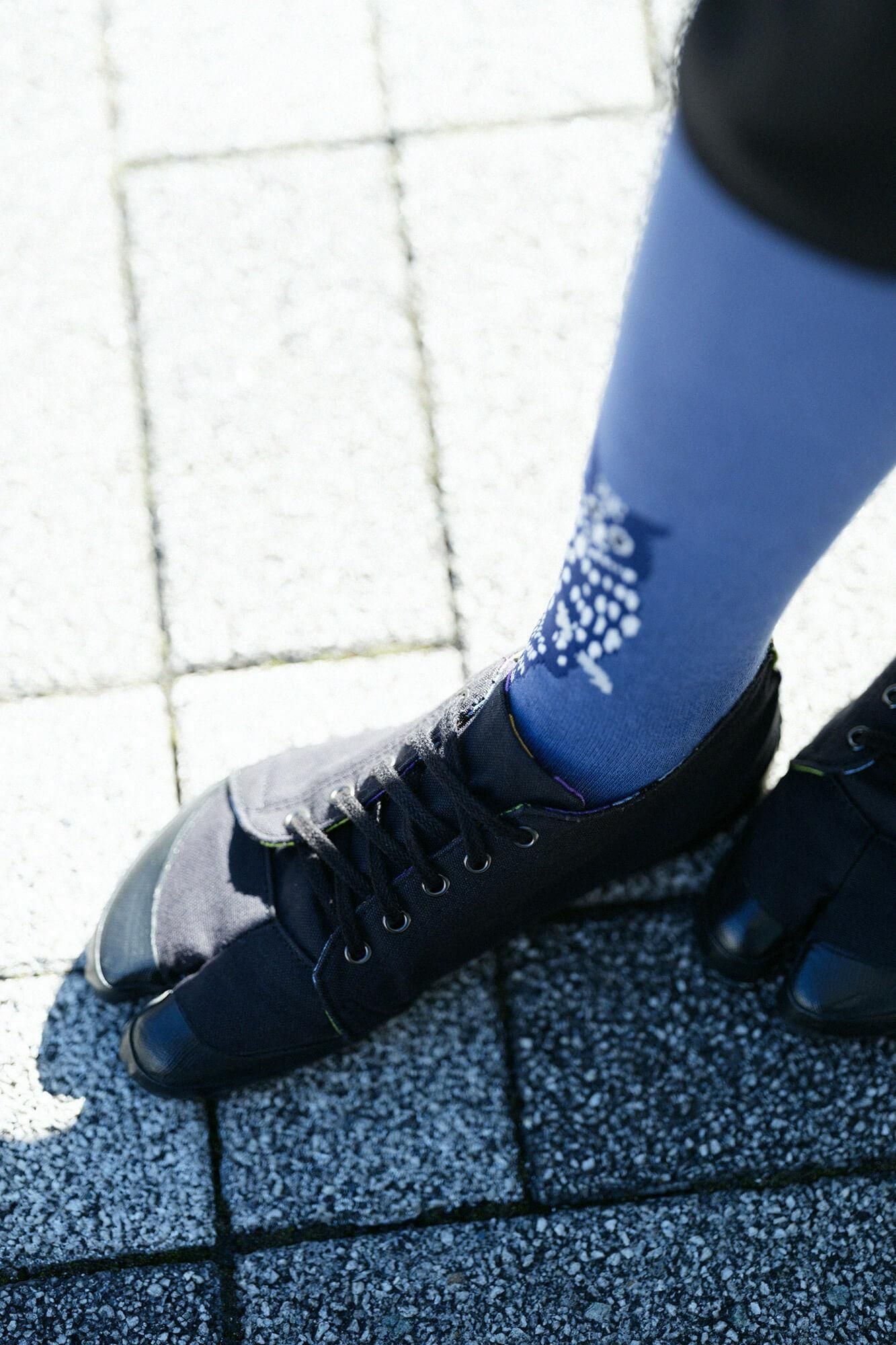 分趾足袋運動鞋 黑色／組手