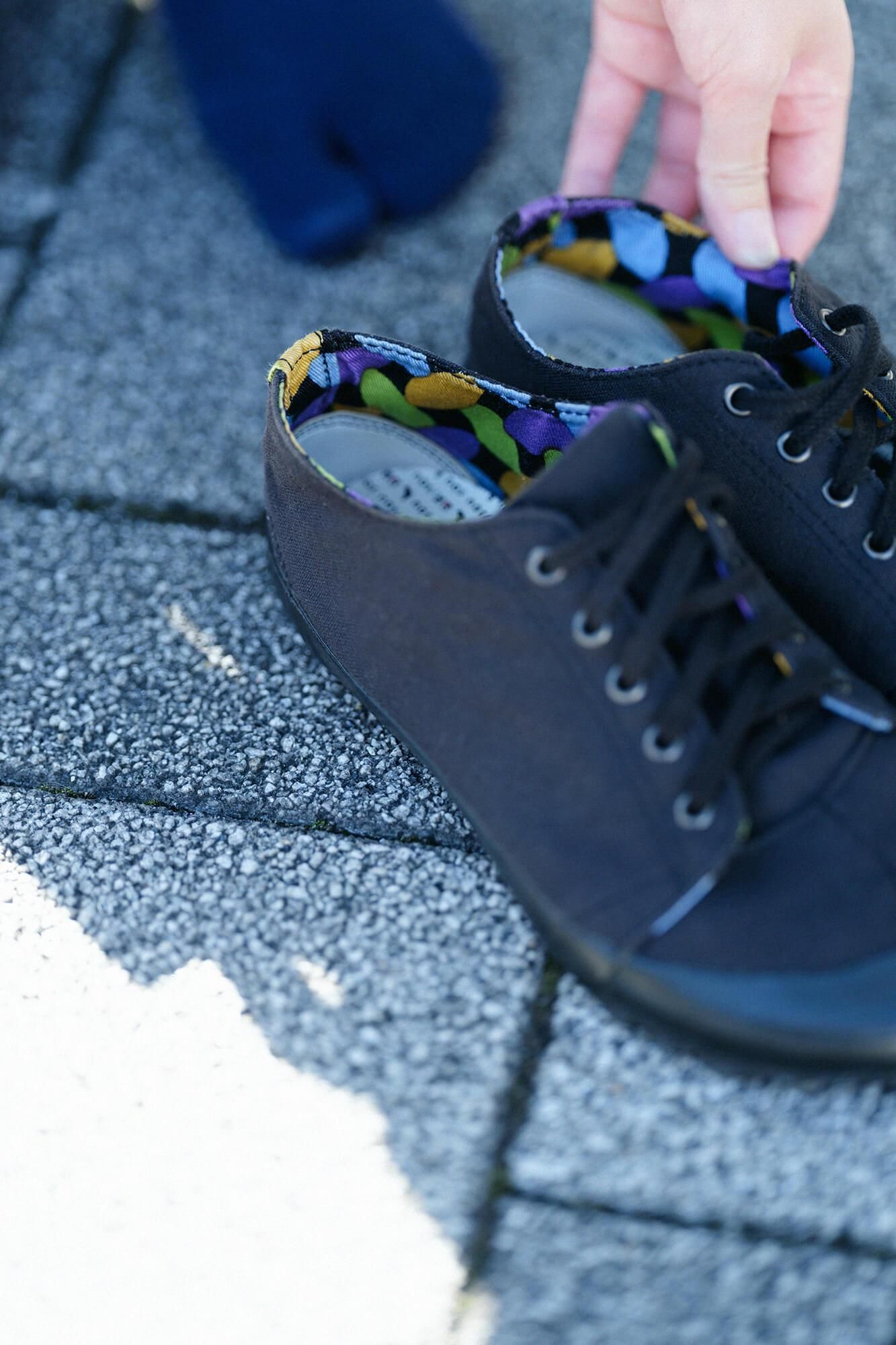 分趾足袋運動鞋 黑色／組手