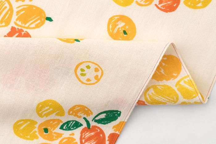 Ise Momen Textil Tenugui/Kumquat