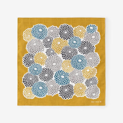 SOU・SOU ×Arakawa Masujiro Furoshiki (Small) / Chrysanthemum Yellow
