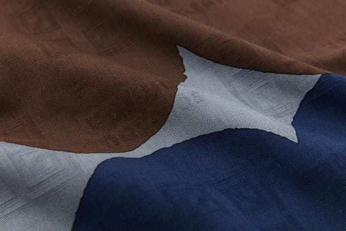 SOU・SOU ×Arakawa Masujiro Furoshiki (Large) / Marbles Lead Color×Brown