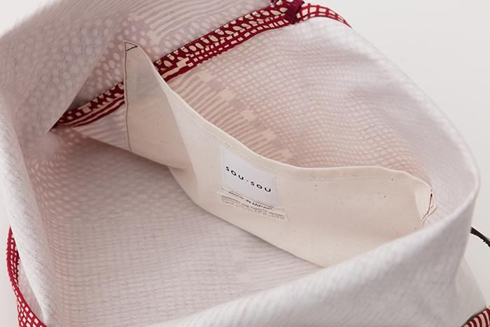 Origami Shoulder Bag / Lines and Dots