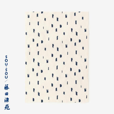 SOU・SOU×Fujita Syeongen Indigo印刷Tenugui（Himetake）/修剪云