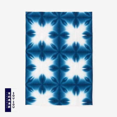 SOU・SOU ×有松鳴海絞 手巾（短版）/張正謹製 雪花2