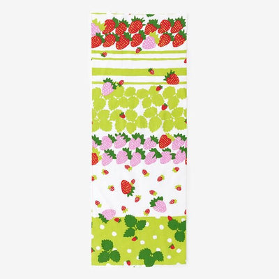 伊勢木綿 textile手ぬぐい／いちご摘み