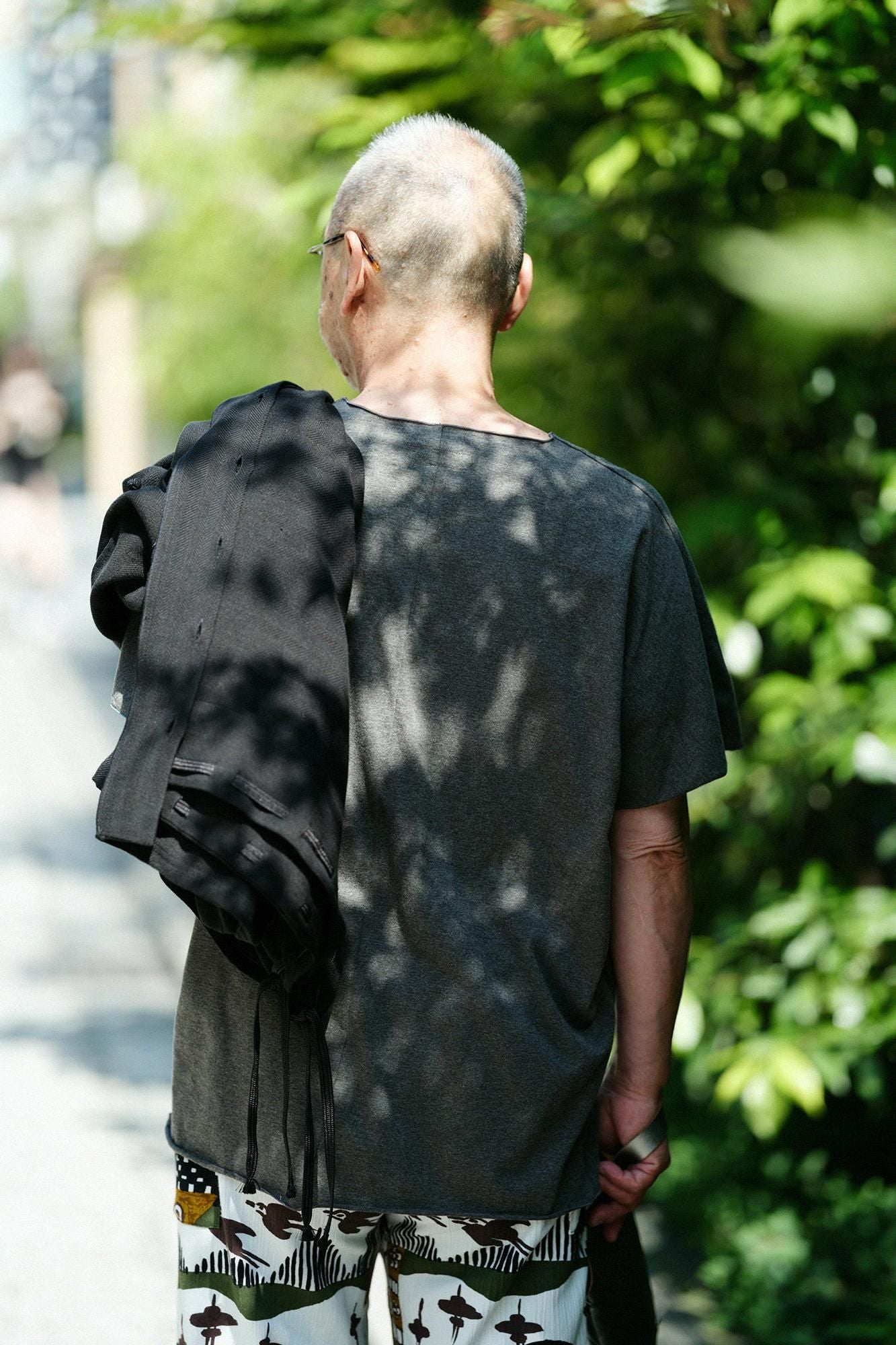 Cap Sleeve Top / Grey Ink