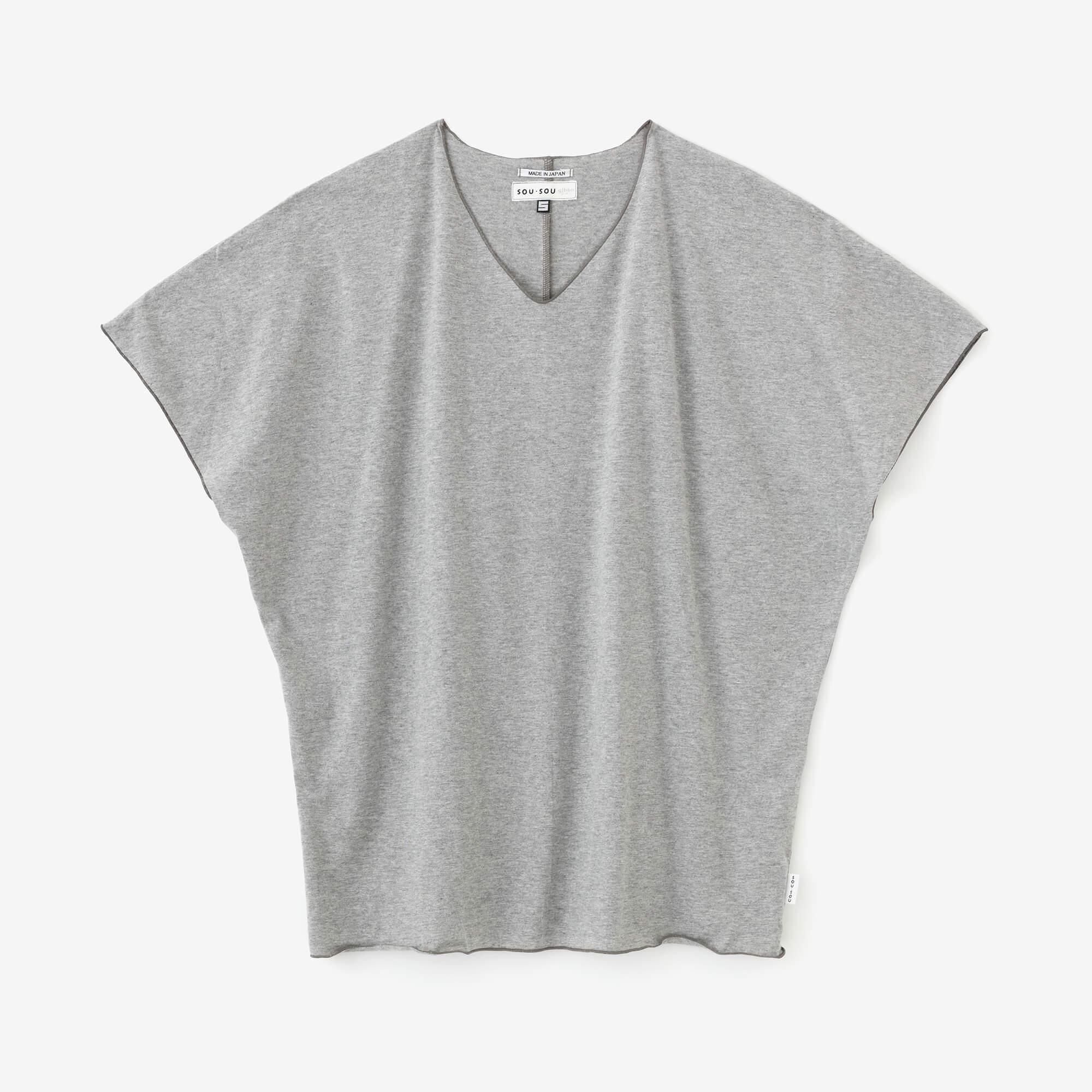 Cap Sleeve Top / Light Grey
