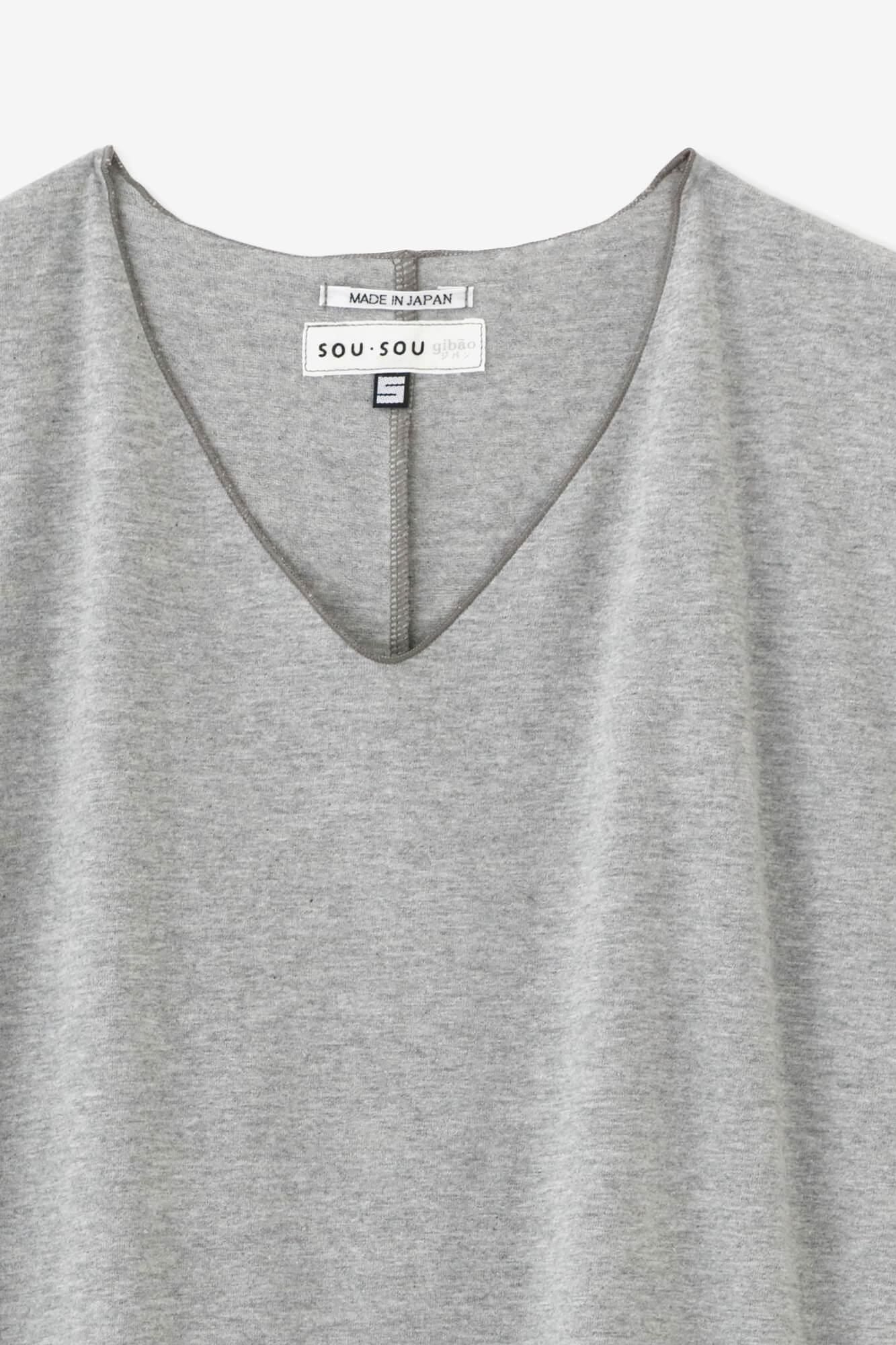 Cap Sleeve Top / Light Grey