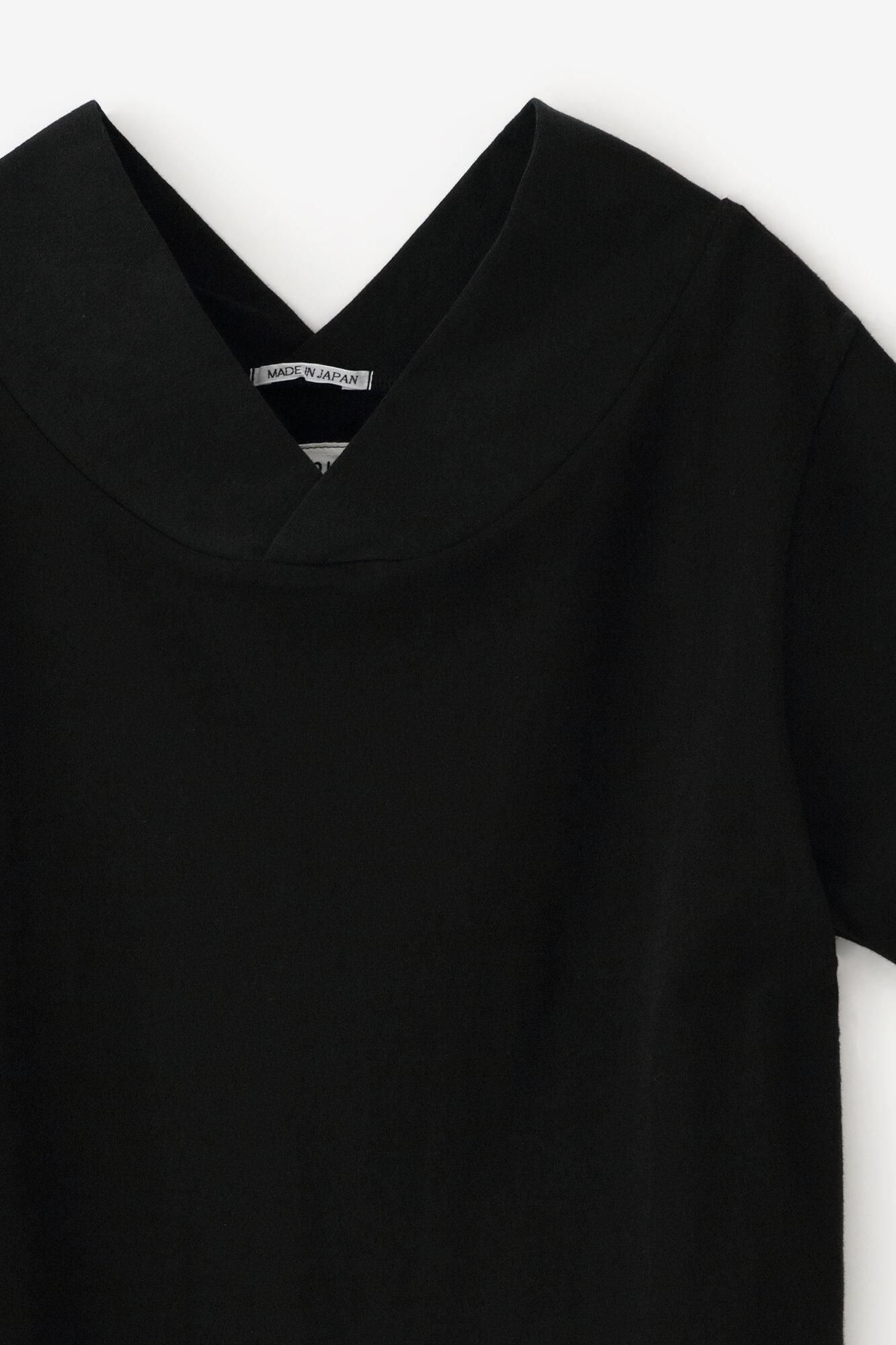 薙（なぎ）ジバン 半袖／濡羽色（ぬればいろ）