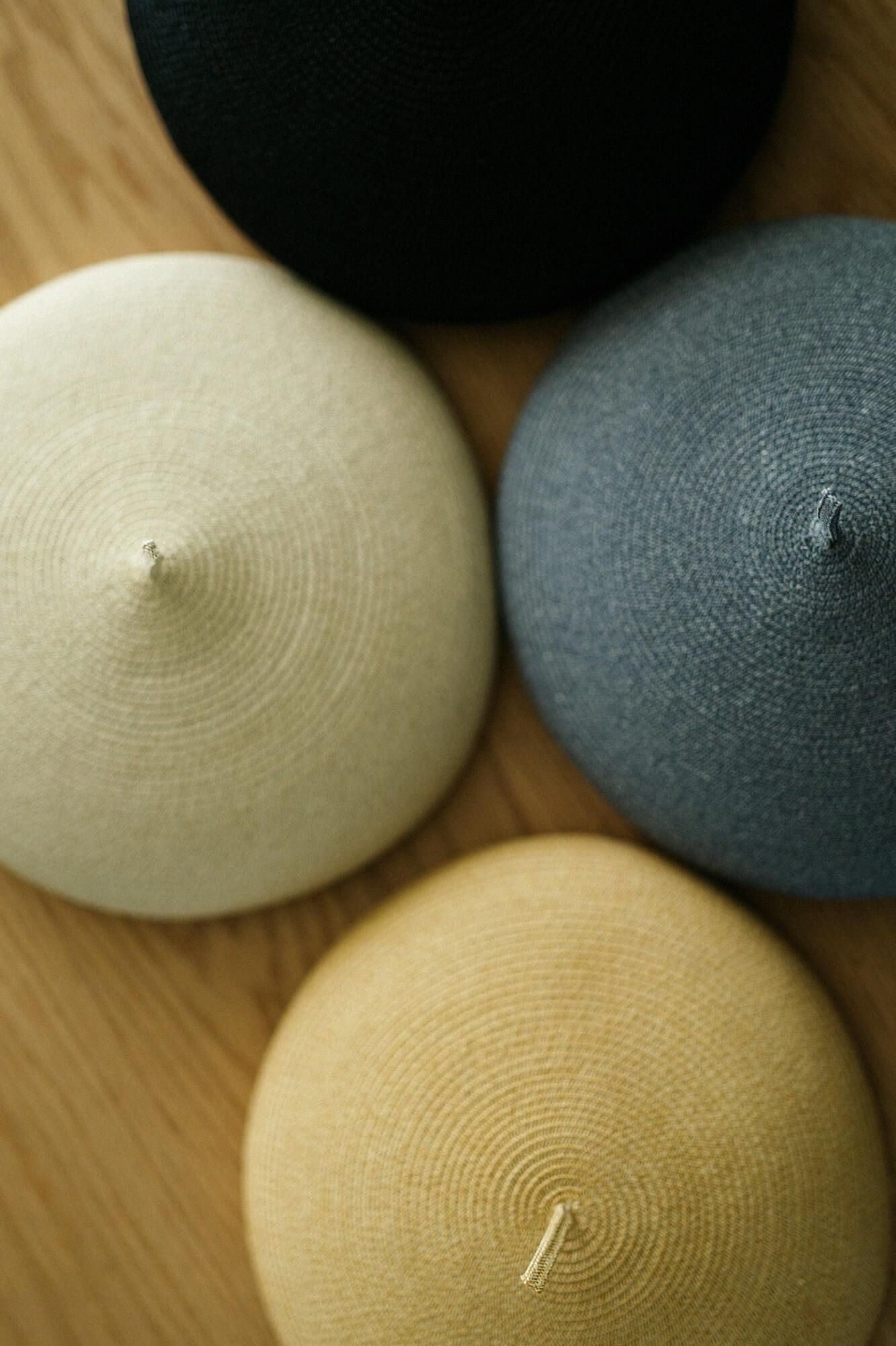 Giboshi Béret Hat／Beige