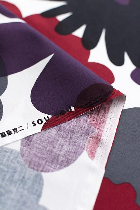 Textile selling (No.21hand plain weave)/OrakaMulticolored Flower Breeze(Kazahana)＜50cm＞