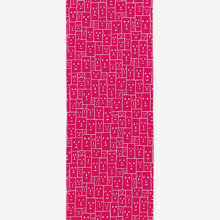 Textile  (Ise-momen cottonCotton: Tokuoka)/Smile Faces Strawberry <50cm>