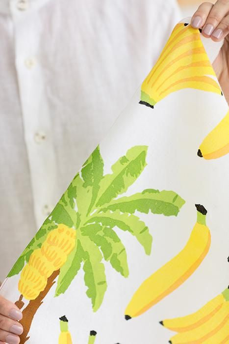 伊勢木綿 textile手ぬぐい／バナナ