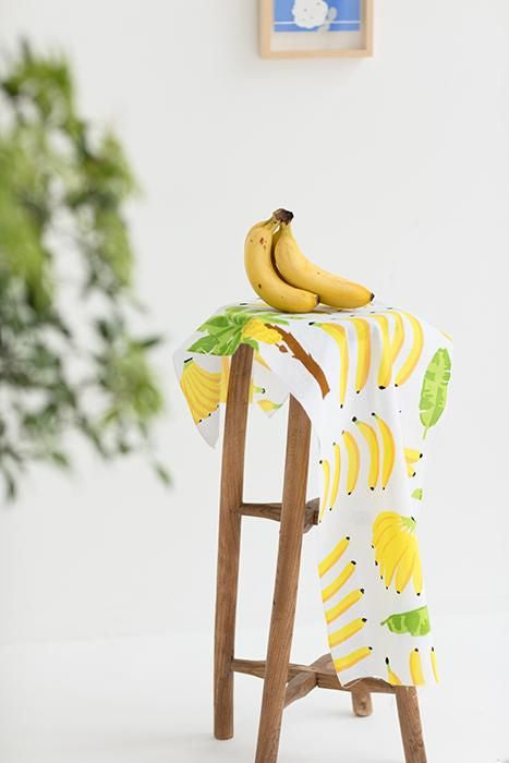 伊勢木綿 textile手ぬぐい／バナナ