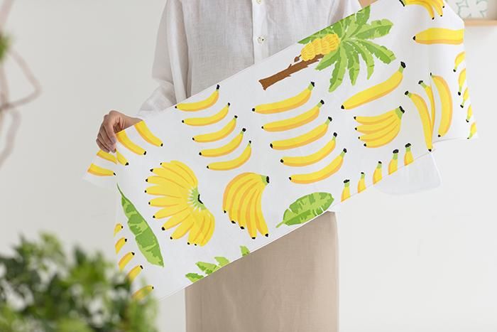 伊勢木綿 textile手ぬぐい／バナナ