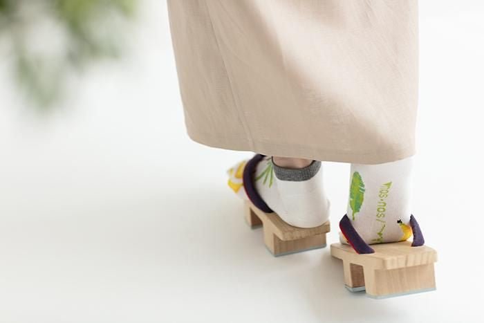 Bas Tabi (longueur cheville)/banane [pour hommes et femmes]