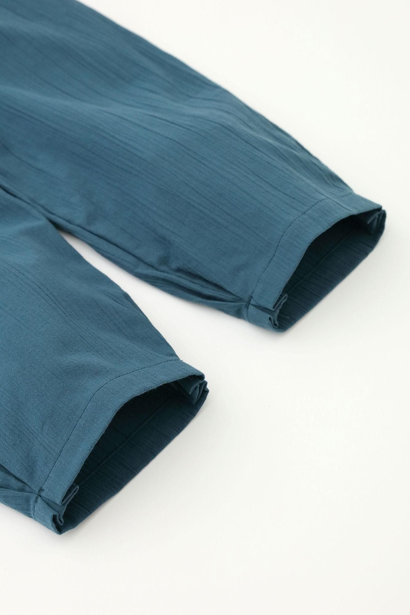 高島縮棉 20/20工人褲/暗藍色