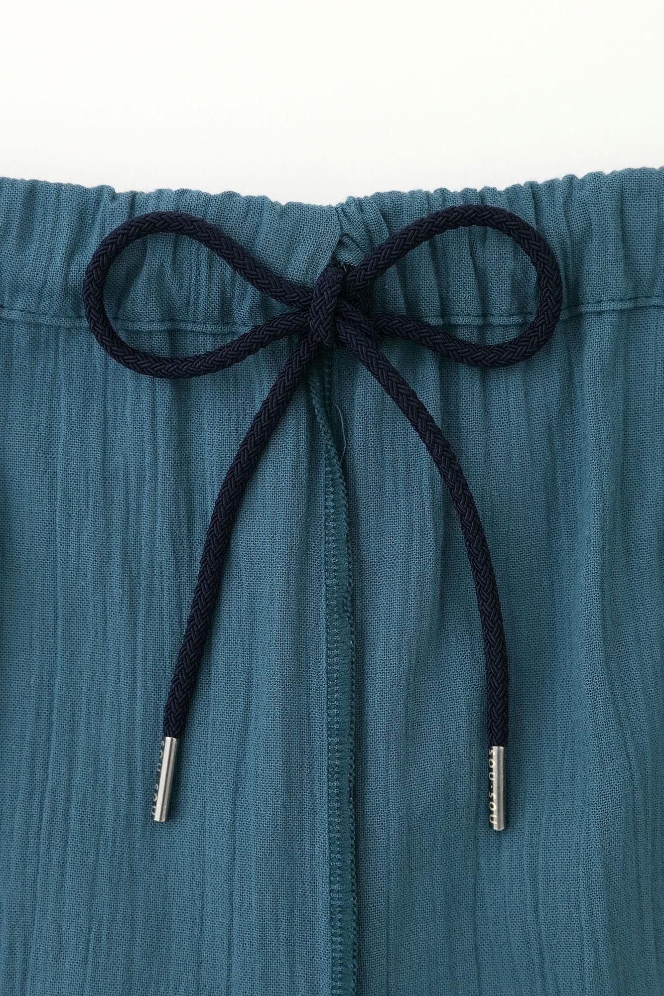 高島縮棉 20/20工人褲/暗藍色