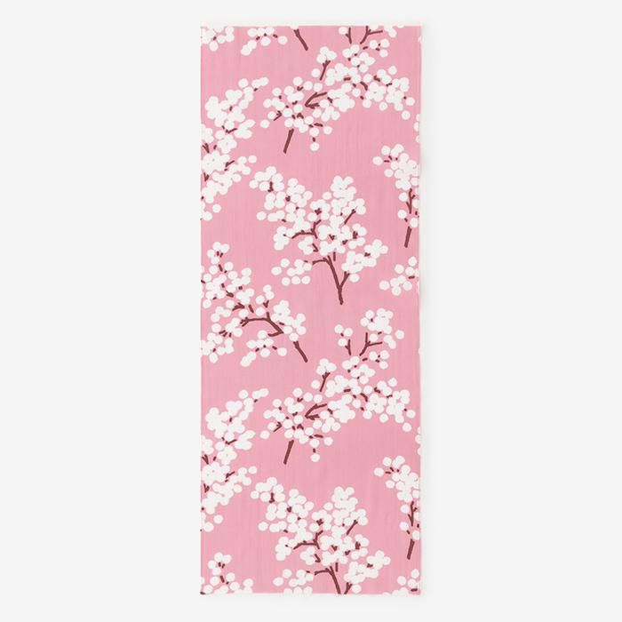 Isemomen Cotton Textile Handkerchief / Nandina Pink