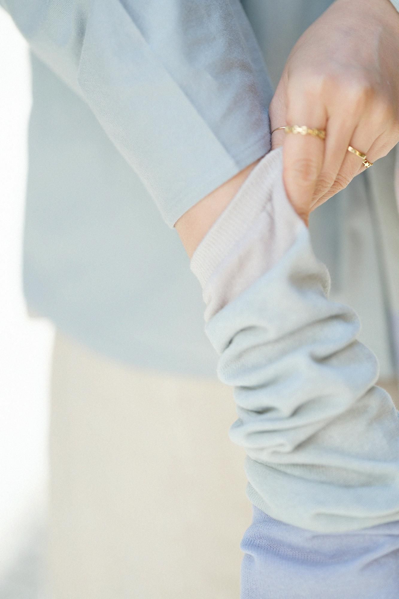 綿麻 小手（こて）／空色鼠（そらいろねず）