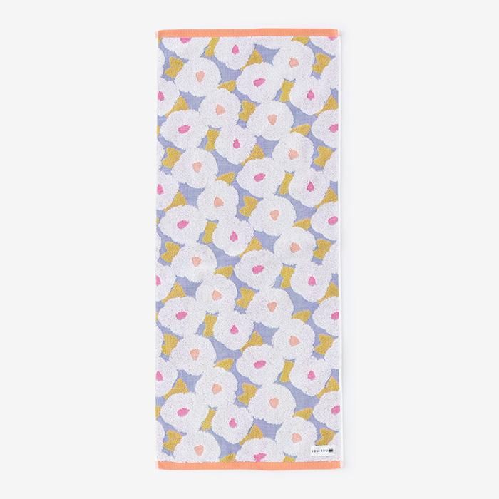 SOU・SOUの今治タオル フェイスタオル／椿文（つばきもん）