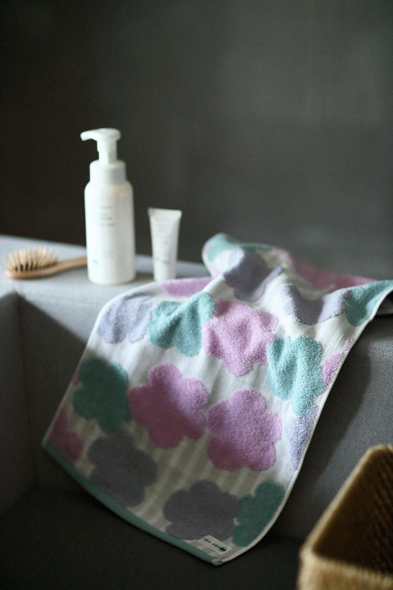 SOU・SOUの今治タオル フェイスタオル／布芝空薔薇（ぬのしばそらばら）