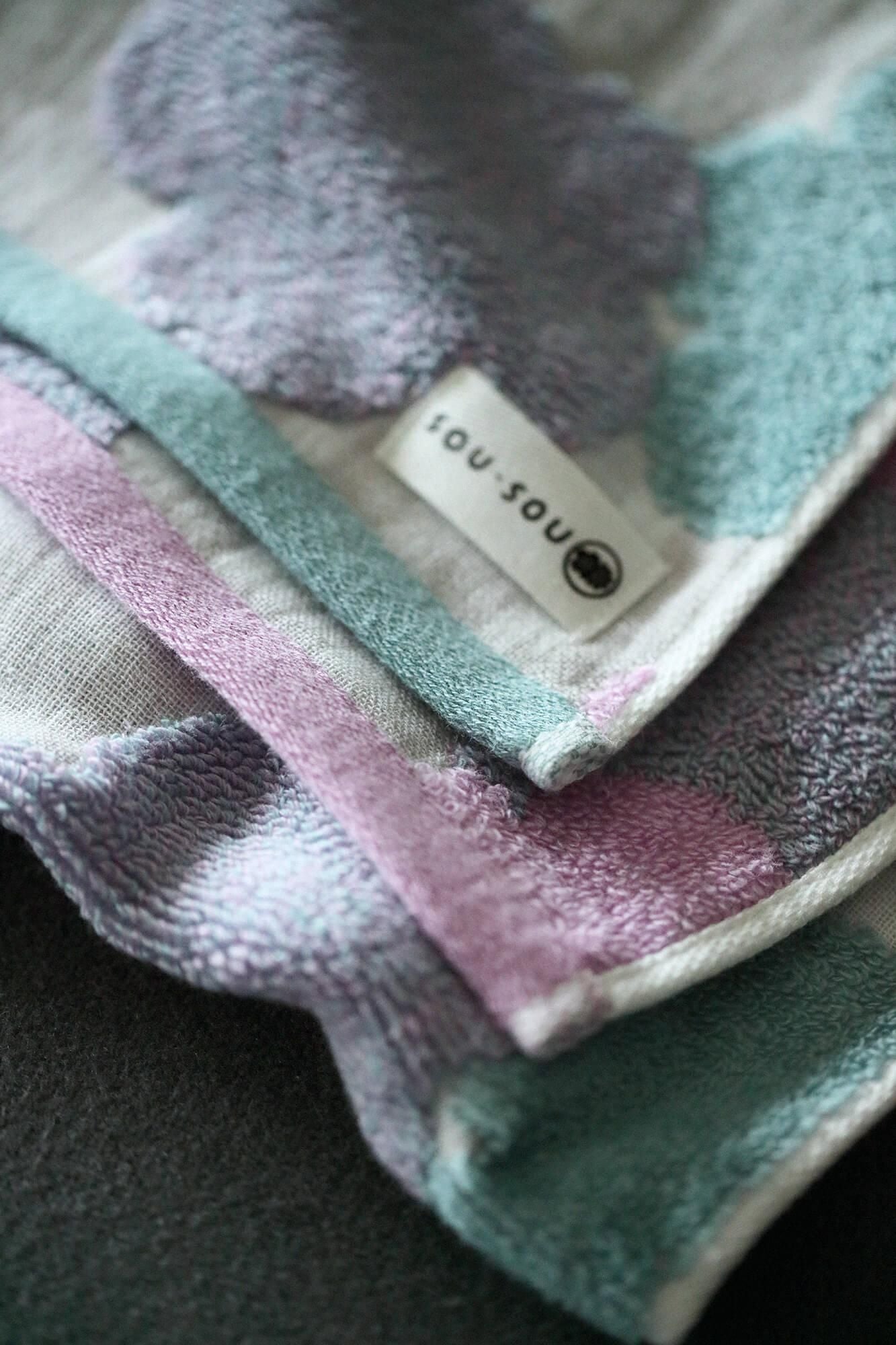 SOU・SOUの今治タオル フェイスタオル／布芝空薔薇（ぬのしばそらばら）