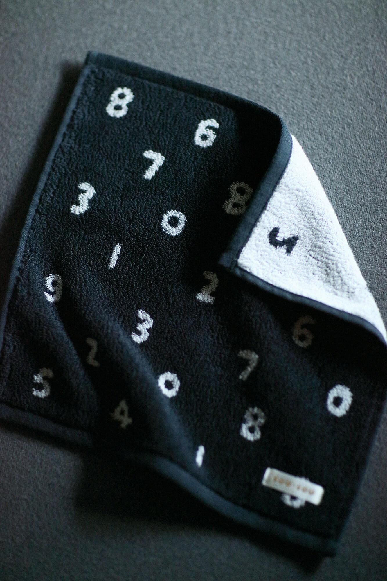 SOU・SOU 今治毛巾 小方巾／SO-SU-U十數 濃墨色