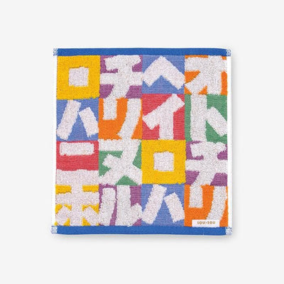 SOU・SOU 今治毛巾 小方巾／假名遊戲