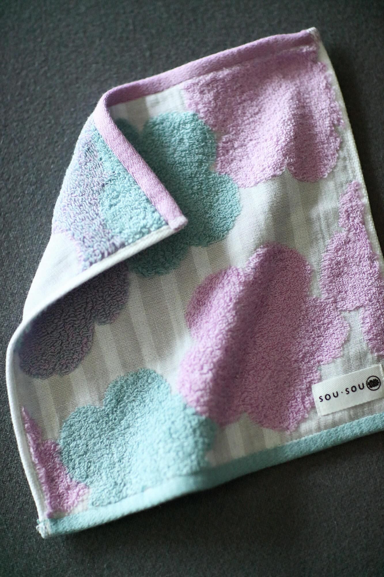SOU・SOU Imabari Mini Towel / Woven Roses