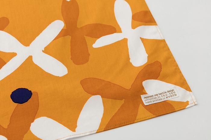 手印刷的Furoshiki（大） / Suzushiro草和阴影大（Suzushiro Souga daigashi）