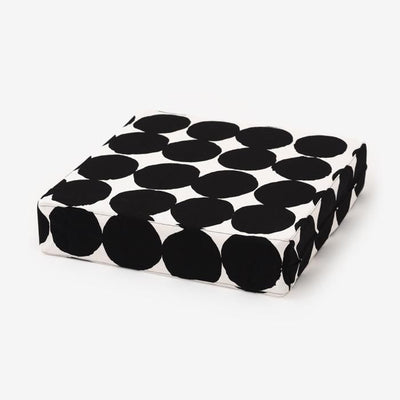 Box Cushion／Marbles White×Black【※Delivery in 3 weeks】