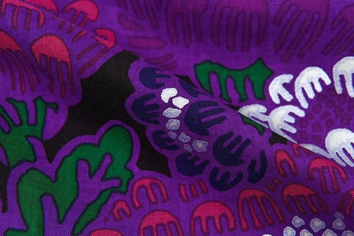 모슬린 코시키 스커트／켄란 나이트 퍼플(팜)