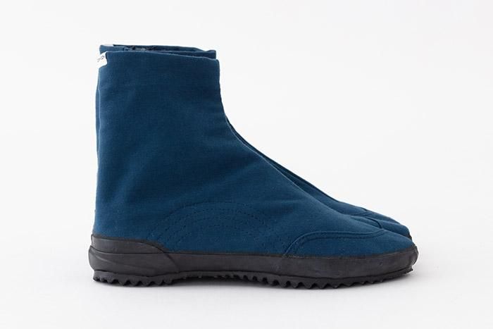 貼付まつり足袋／濃紺×菊づくし（のうこん×きく）