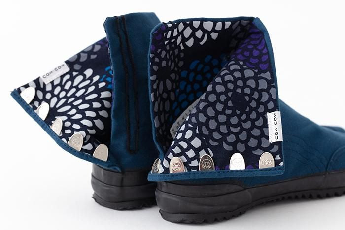 Festival collé Tabi chaussettes / Dark Navy x Chrysanthemum (Noukon x Kiku)