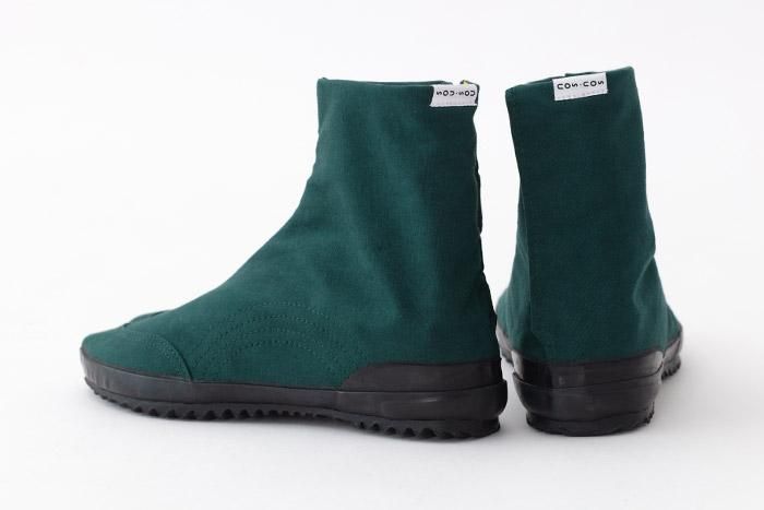 Festival Split Toe Tabi Shoes / Dark Green×Wooden Mosaic