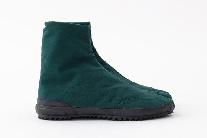 Festival Split Toe Tabi Shoes / Dark Green×Wooden Mosaic