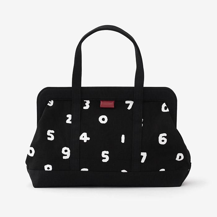 SOU・SOU×Y'SACCS フェイクレザー トートガマ 大／濡羽色（ぬればいろ