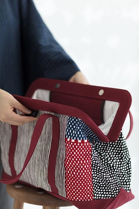 SOU・SOU × Y'SACCS Tote Bag Large / Lines and Dots