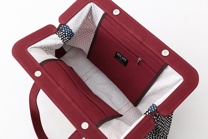 SOU・SOU × Y'SACCS Tote Bag Large / Lines and Dots