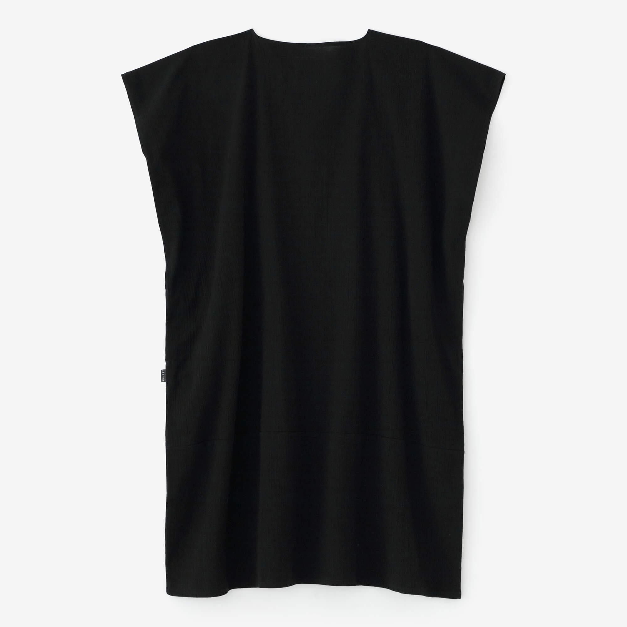 高島縮 20/20 長方形衣（ちょうほうけい） 組（くみ） ／濡羽色（ぬれば