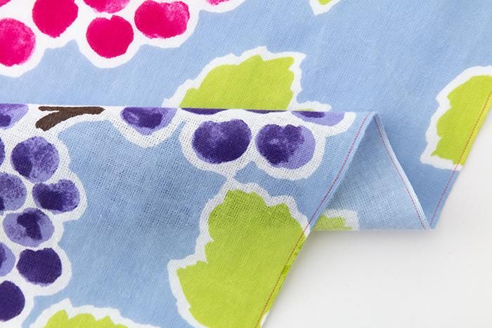 Ise Momen textile tenugui/cueillette des raisins