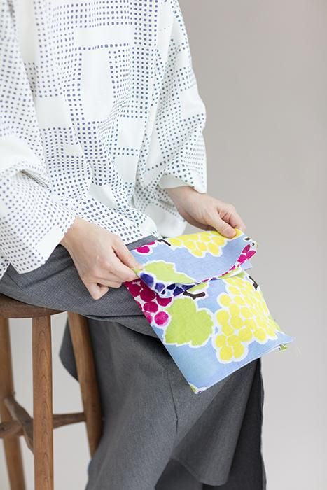 Ise Momen textile tenugui/cueillette des raisins