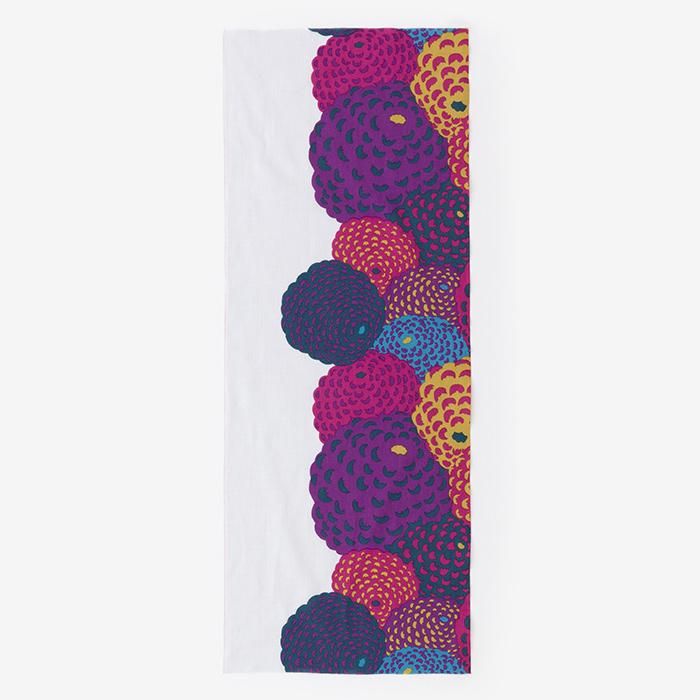 Isemomen Cotton Textile Handkerchief／Pompon Dahlia