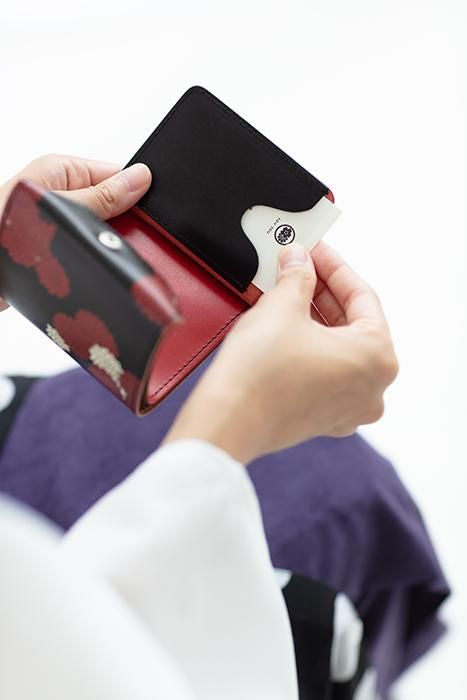 SOU・SOU×QUATRO GATS 手掌錢包/雲間菊​ ​