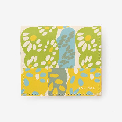 SOU・SOU×QUATRO GATS 手掌錢包/有花