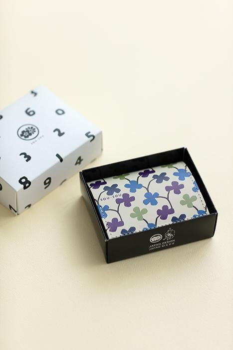 SOU・SOU×QUATRO GATS 手掌錢包/花遊​ ​